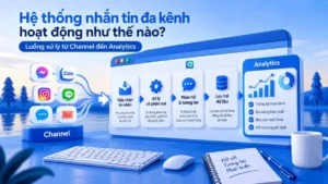 Ảnh bìa Hệ thống nhắn tin đa kênh hoạt động như thế nào? Luồng xử lý từ Channel đến Analytics