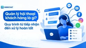 Ảnh bìa Quản lý hội thoại khách hàng là gì? Quy trình từ tiếp nhận đến xử lý hoàn tất